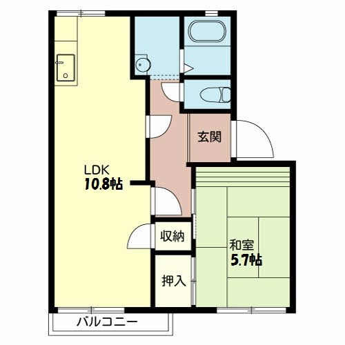 狭山サンハイツ 間取り図