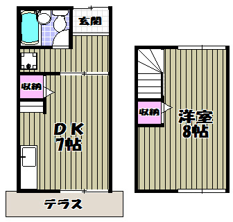 五月町貸家　 間取り