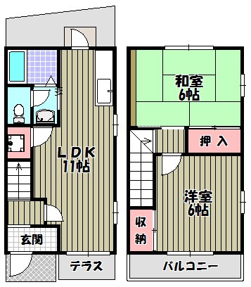 メゾンド樵雲 間取り図