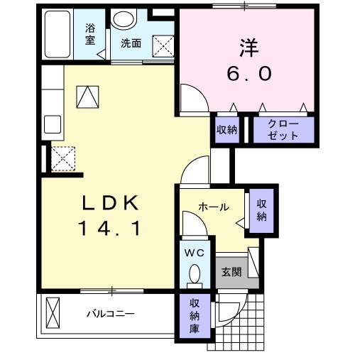 ショコラ　アン 間取り図