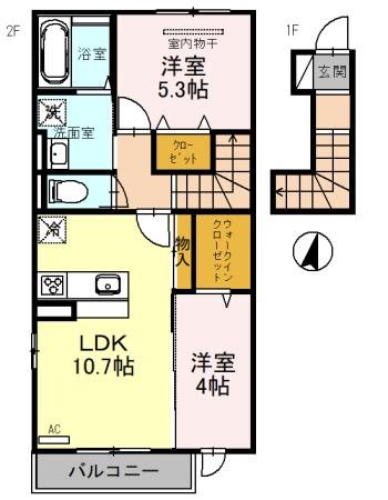 ヴェルドミール 間取り図