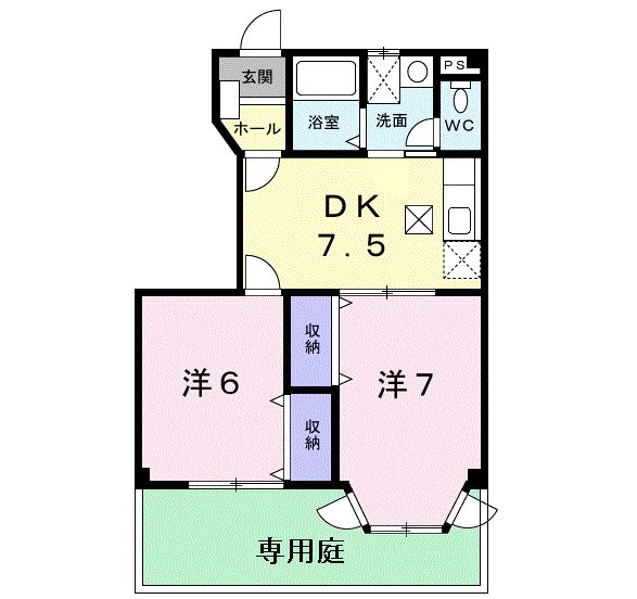 ウエスト　ヒルズ 間取り図