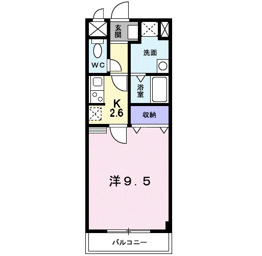 田井戸ハウス 間取り図