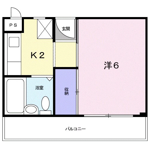 楠古谷マンション 間取り図
