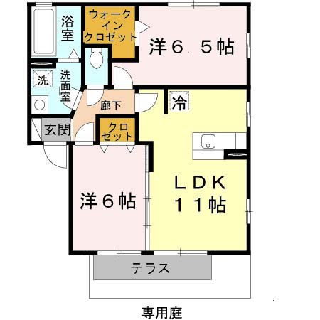 サンフィールドⅢ 間取り図