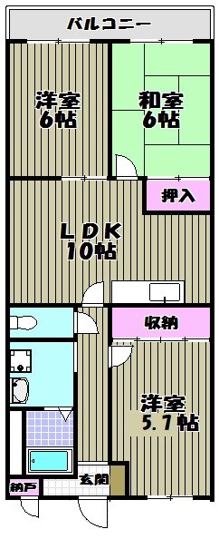 エクセル深井 間取り図