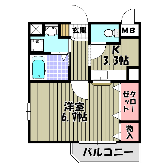 エスポワールヒル 間取り図