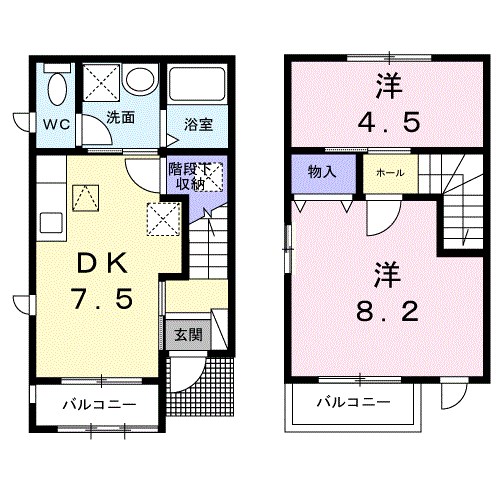 サンブレス 間取り図