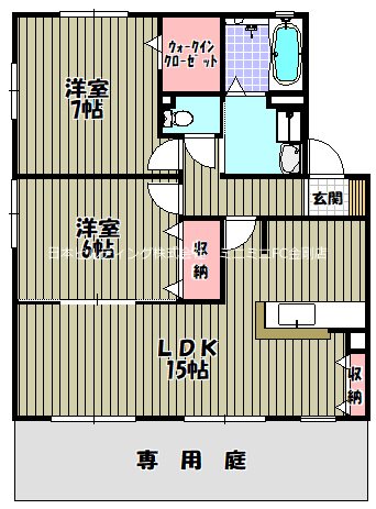 ウィルモア狭山　B棟 間取り図