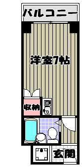 レジデンスサザン 間取り図