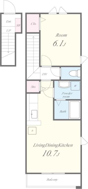 ディアコート辻 間取り図