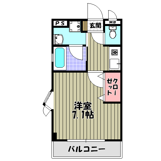 クイールⅠ 間取り図