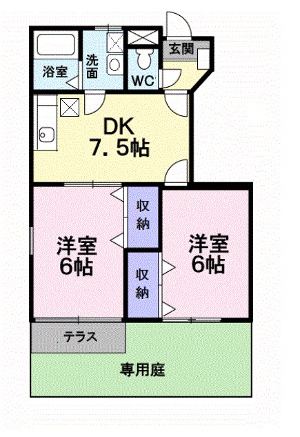 ハピネスワン 間取り図