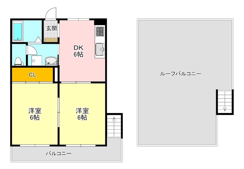 マンション宝寿 間取り