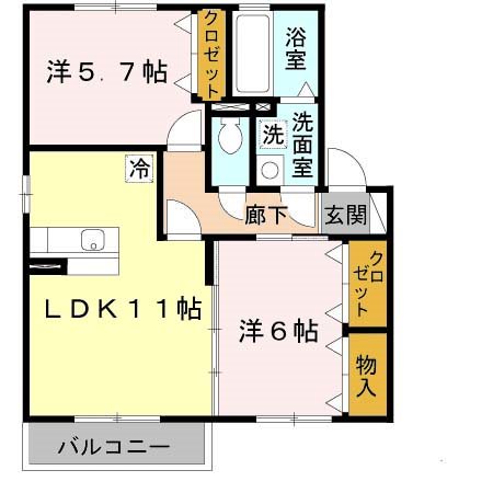 サンセールN 間取り図