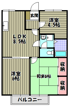 エステートピア泉北 間取り図