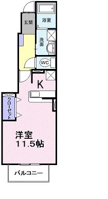 ソルシェール和泉中央Ⅱ 間取り図