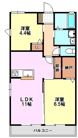 メゾンノゾミ 間取り図