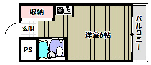 レジデンスベル 間取り図