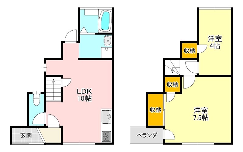 RH福田 間取り図