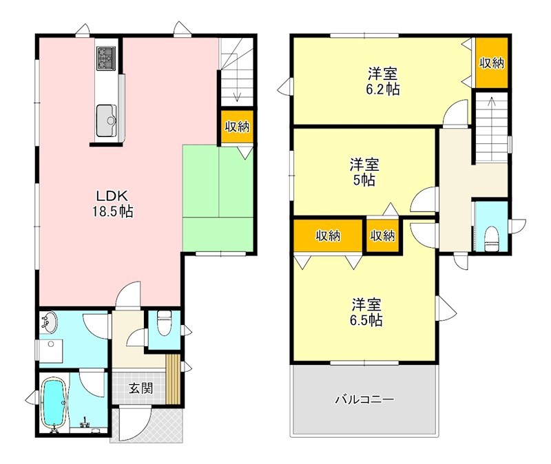 クレイドルガーデン堺市東区野尻町第1 間取り図
