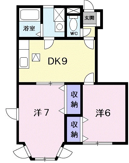 フルールサトロ 間取り図