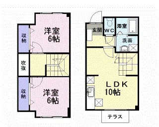 クリバーコート  間取り図