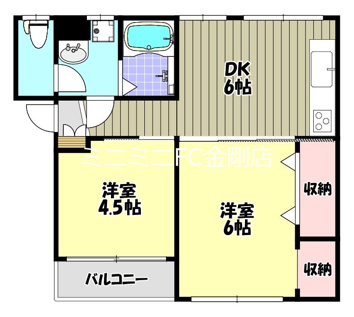 寿マンション 間取り図