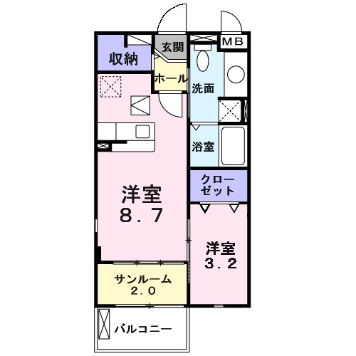 ヴィオラ和泉中央 間取り図