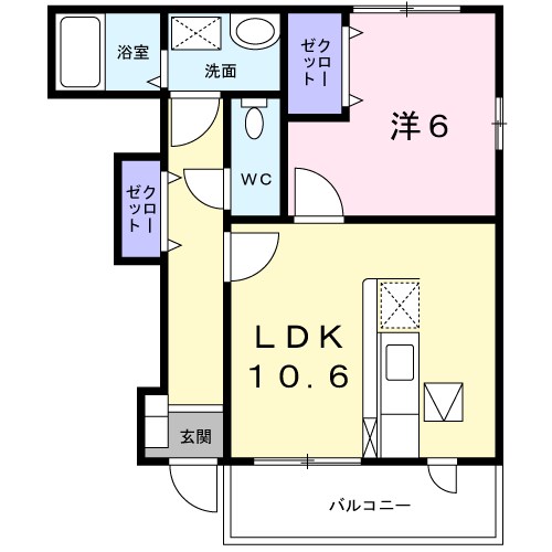 サンブレス 間取り図