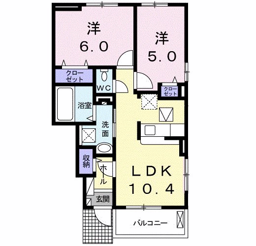 フラワーⅢ 間取り図