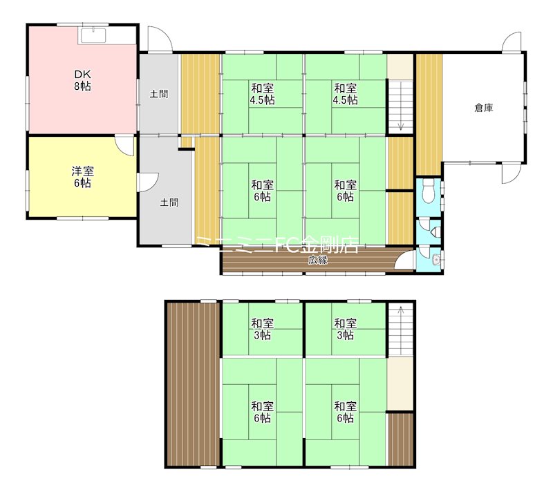 高向戸建賃貸  間取り図
