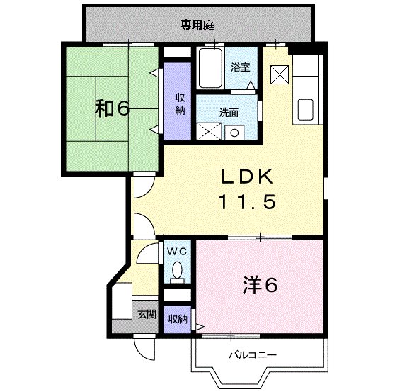 フローラ 間取り図