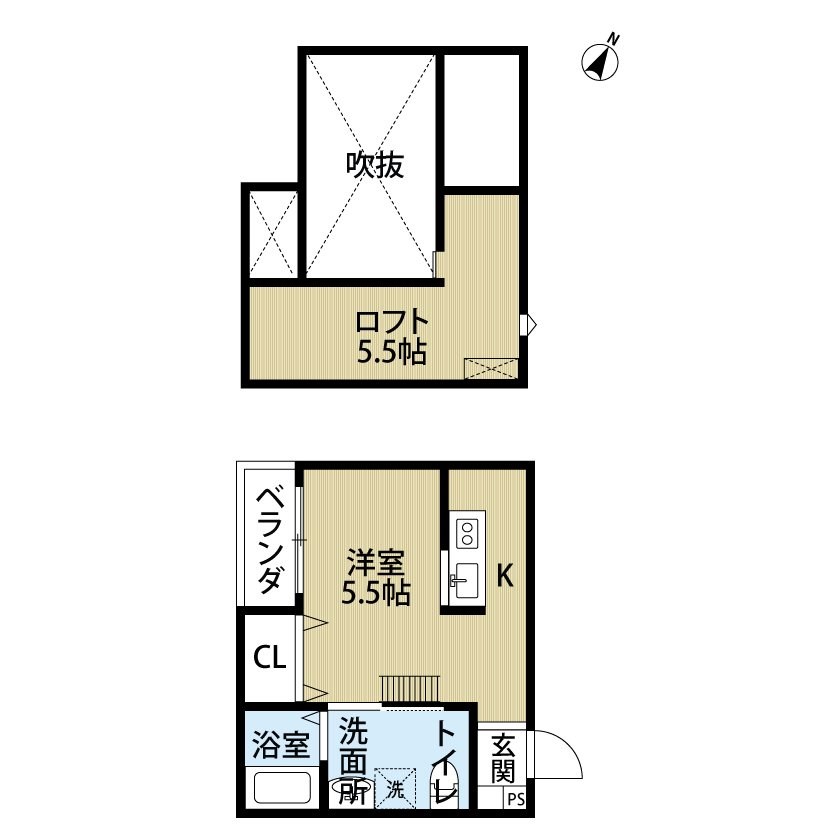 M＠萩原天神 間取り図