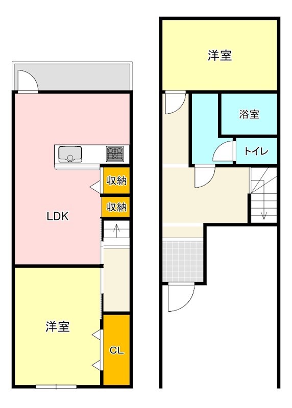 クラルテ菩提町 間取り図