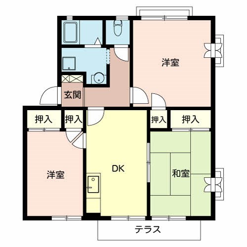 メゾン栄. 間取り図