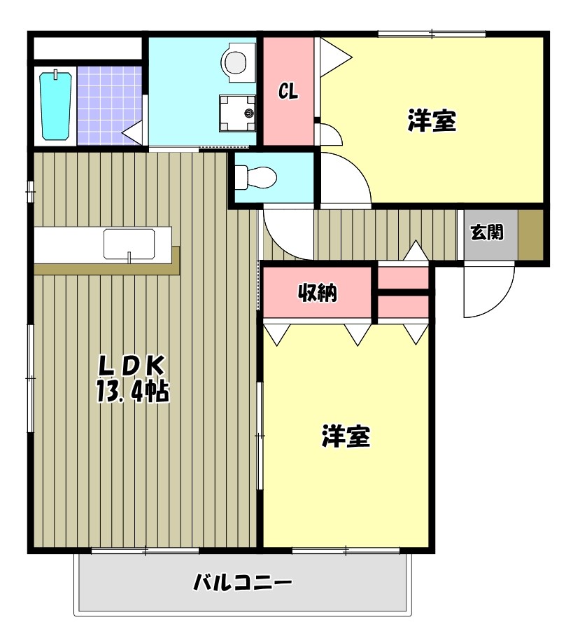 Ｋ&amp;rsquo;ｓアプローズ   間取り図