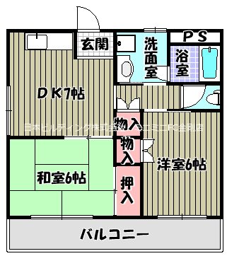青葉ハイツ 間取り図