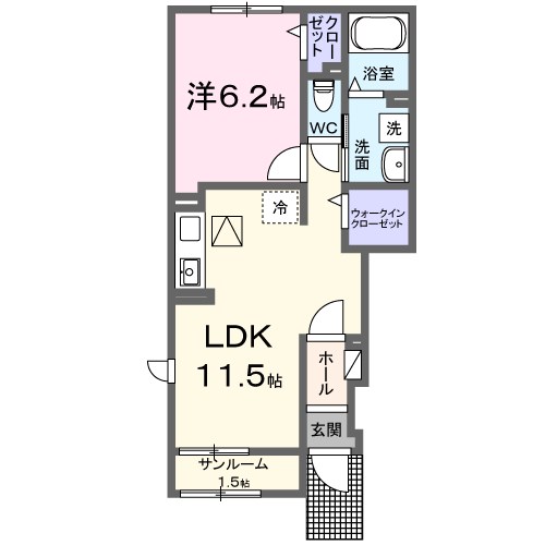 ビーナスベルト 間取り図