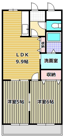 コンフォール・ヴィラ 間取り図