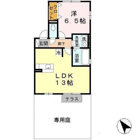 サンフィールドⅡ 間取り図