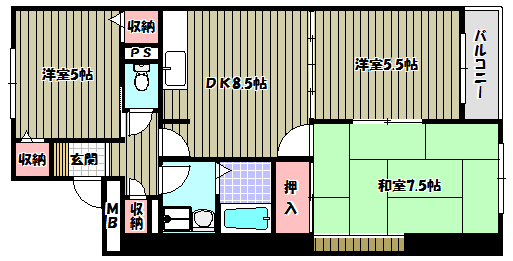 サンモール 間取り図