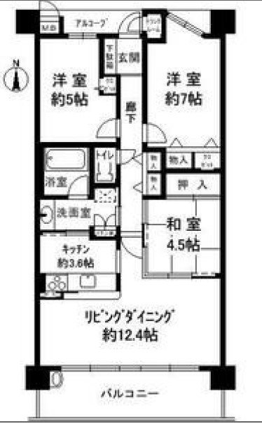 泉ヶ丘アイプレイス 間取り図