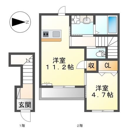 アルビネスⅢ 間取り図
