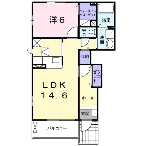 グランモデッサＡ 間取り図