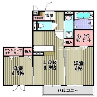ヴラウニーメゾン・リラ 間取り図