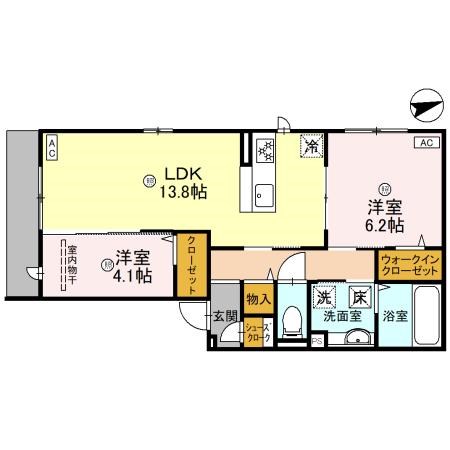 ラ・メゾン・プラム 間取り図