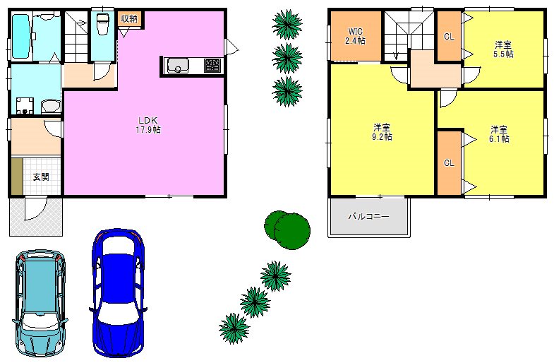 梅の里戸建 間取り