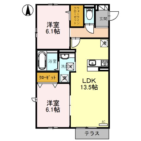 レスペランス向陽台 間取り