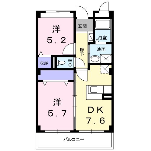 コータ・コートⅡ 間取り図